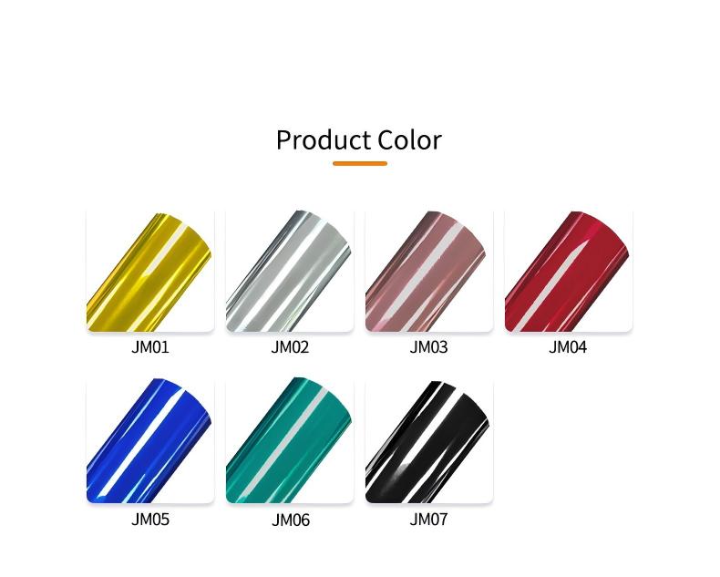 PVC Glossy Self‑adhesive Vinyl (JM)