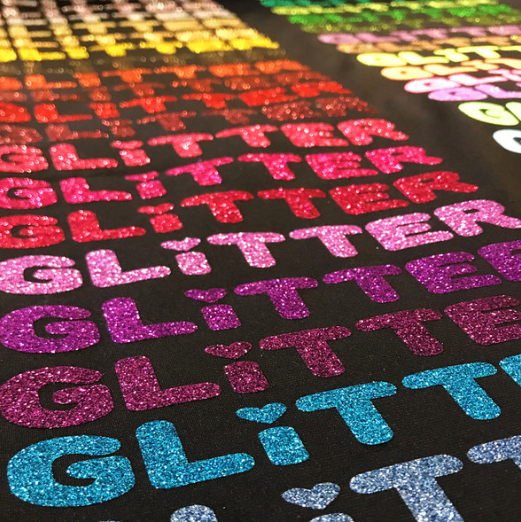 Glitter Heat Transfer Vinyl（DG#）
