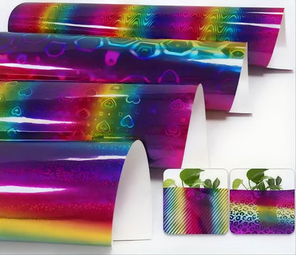 Rainbow Gradient Self-adhesive Vinyl(DJB#)