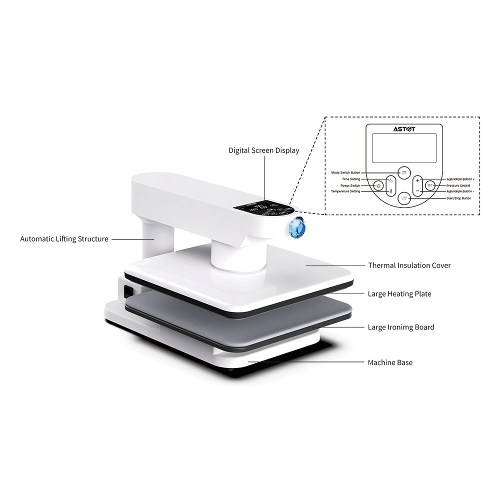 AST&T Auto Heat Press‑Single Station(AP10)