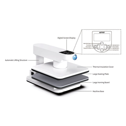 AST&T Auto Heat Press‑Single Station(AP10)