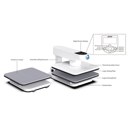 AST&T Auto Heat Press‑Dual Station(AP10D)