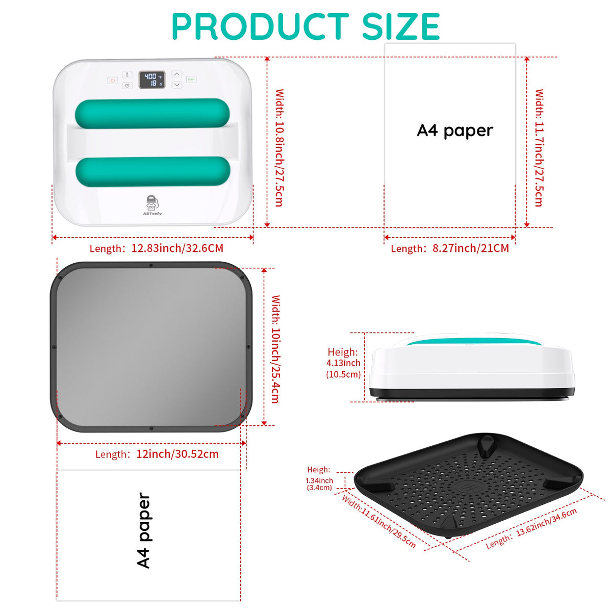 AST&T 12''x10''Heat Press