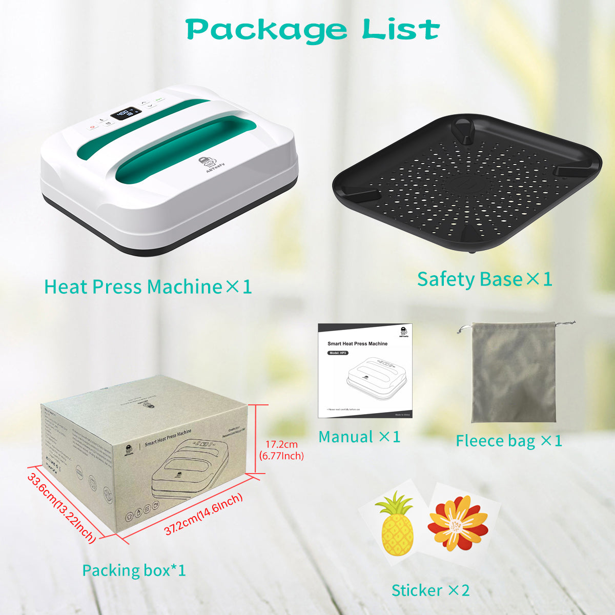 AST&T 12''x10''Heat Press