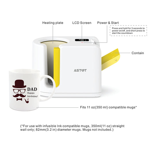AST&T Mug Press Machine(MHP1)