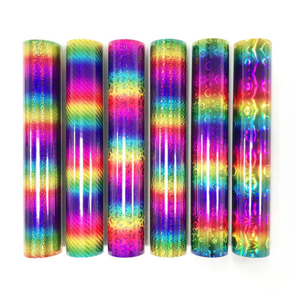 Rainbow Gradient Self-adhesive Vinyl(DJB#)